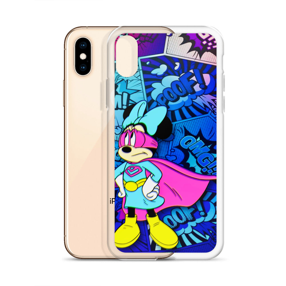 Designer Minnie-Mouse iPhone® Clear Case | Available for most iPhone® models | Wireless Charging Compatible