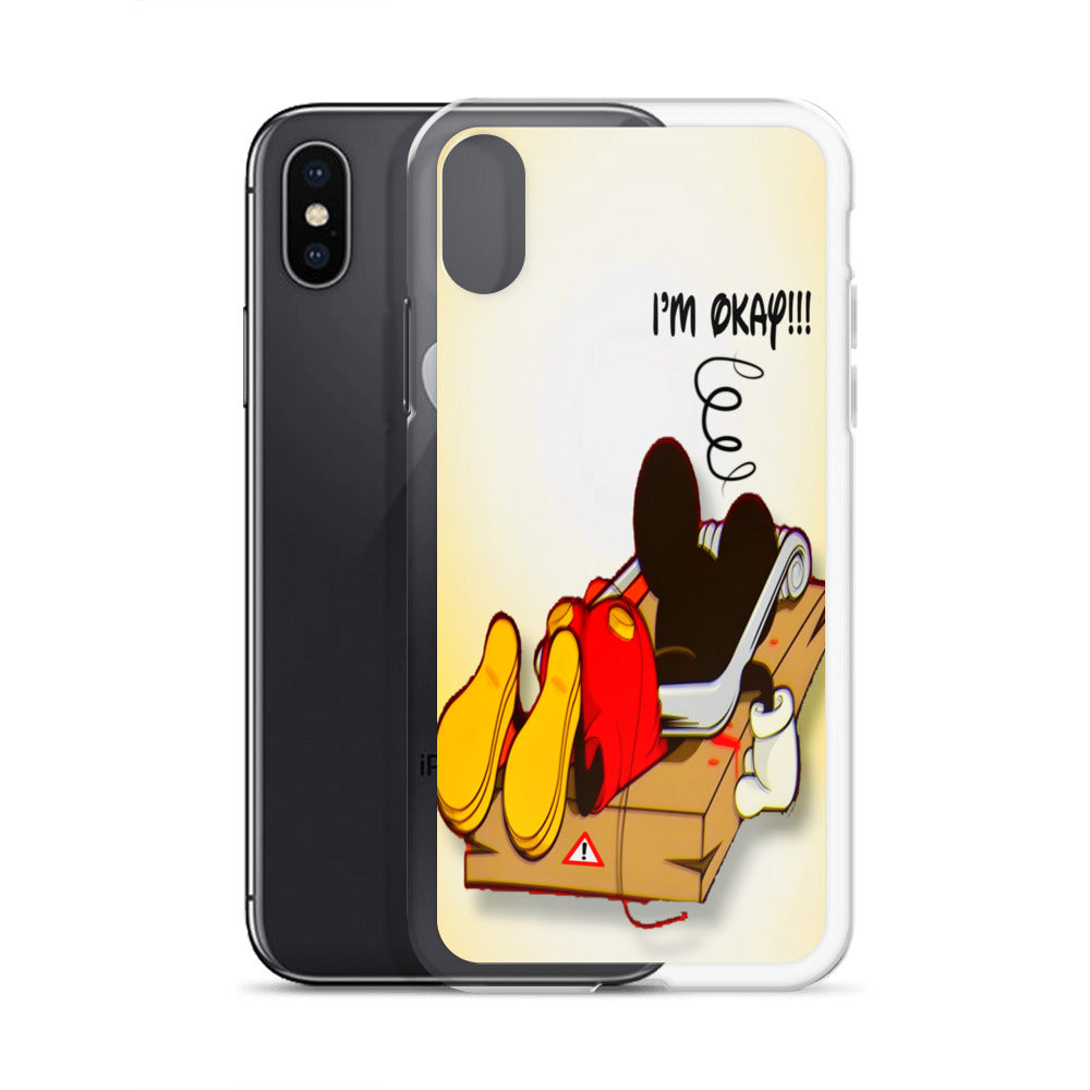 Designer Mickey-Mouse iPhone® Clear Case | Available for most iPhone® models | Wireless Charging Compatible