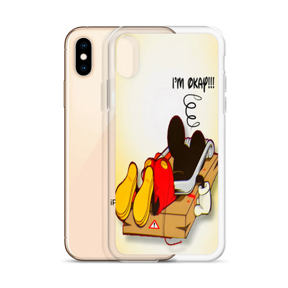 Designer Mickey-Mouse iPhone® Clear Case | Available for most iPhone® models | Wireless Charging Compatible