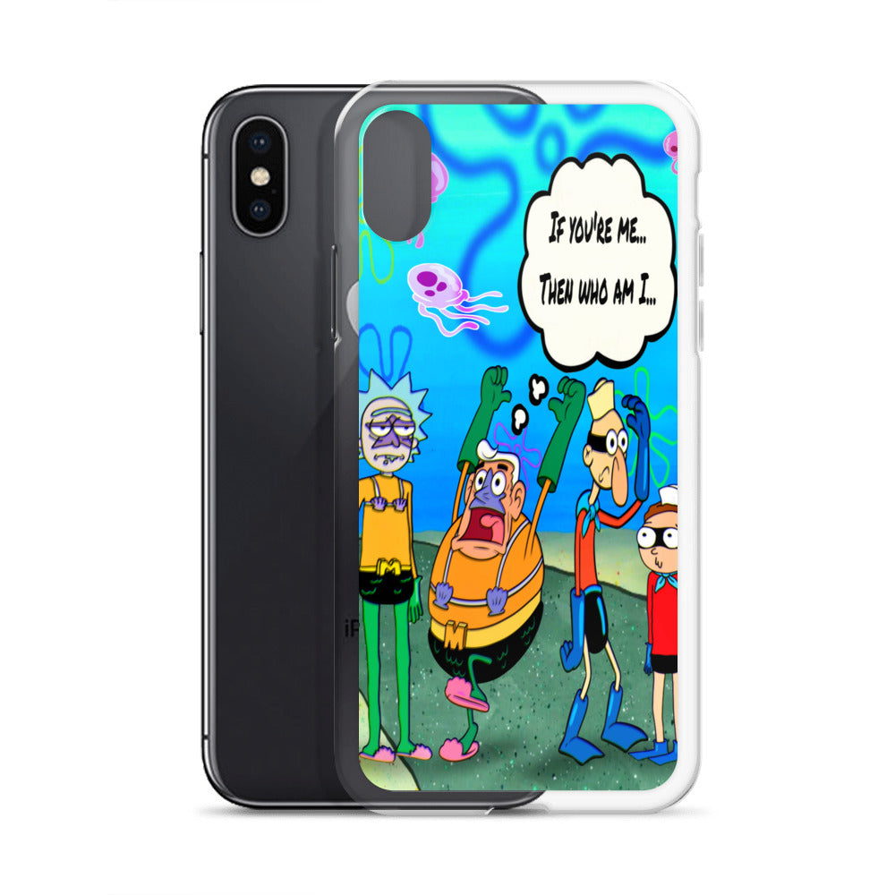 Designer Rick and Morty iPhone® Clear Case | Available for most iPhone® models | Wireless Charging Compatible