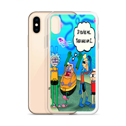 Designer Rick and Morty iPhone® Clear Case | Available for most iPhone® models | Wireless Charging Compatible