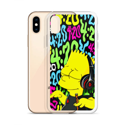 Designer The Simpsons iPhone® Clear Case | Available for most iPhone® models | Wireless Charging Compatible