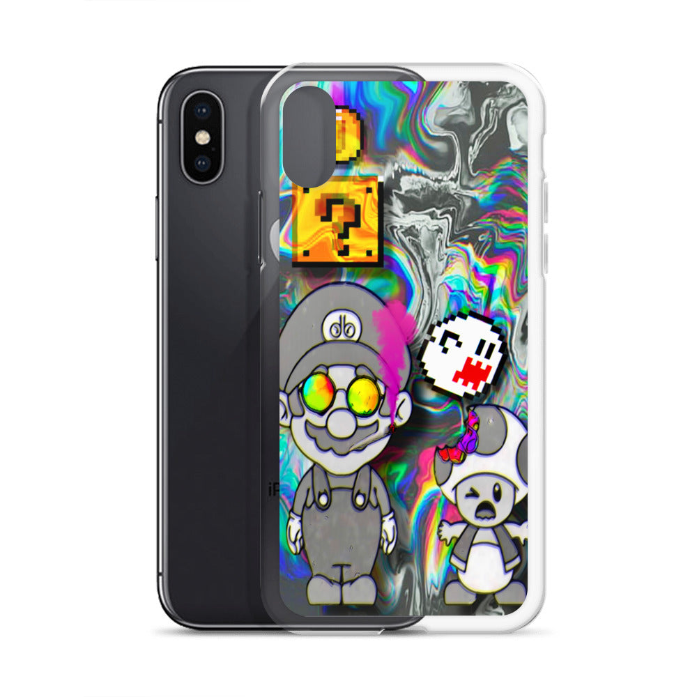 Designer Super-Mario and Toad iPhone® Clear Case | Available for most iPhone® models | Wireless Ch