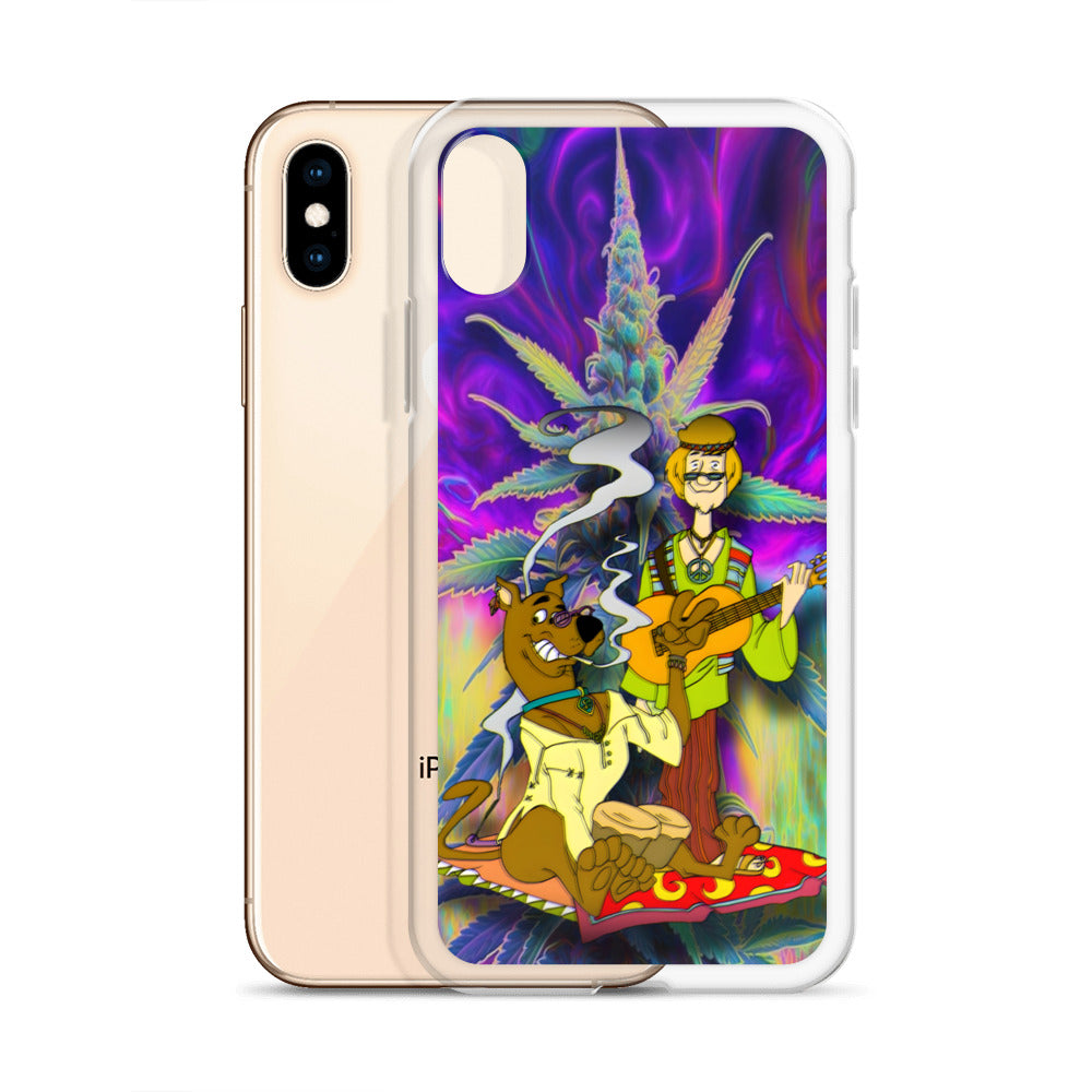 Designer Scooby-Doo and Shaggy iPhone® Clear Case | Available for most iPhone® models | Wireless Charging Compatible