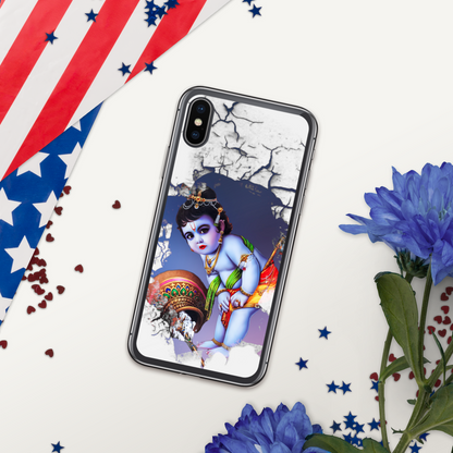 Baby Krishna iPhone® Clear Case | Available for most iPhone® models | Wireless Charging Compatible