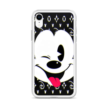 Designer Mickey-Mouse iPhone® Clear Case | Available for most iPhone® models | Wireless Charging Compatible