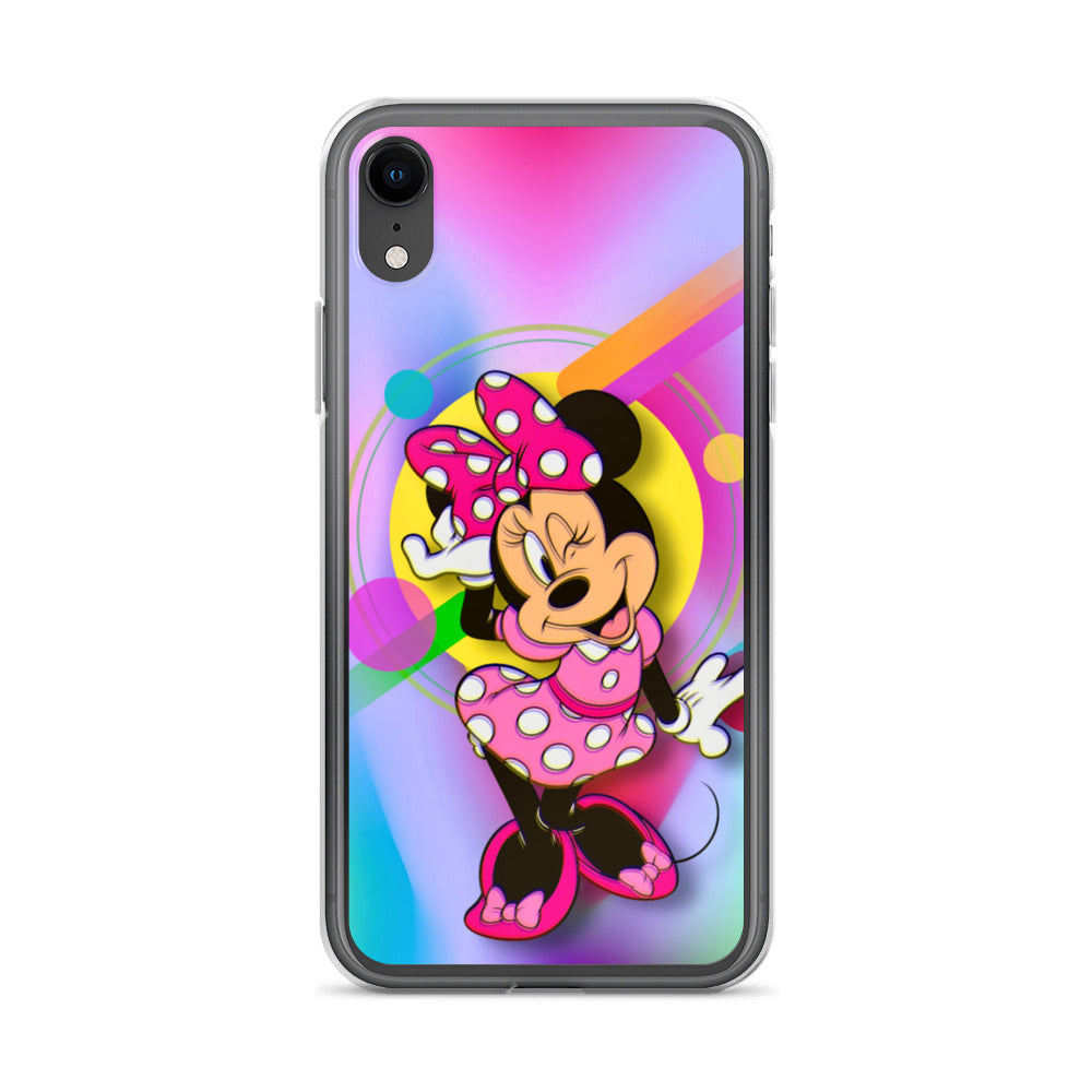 Designer Minnie-Mouse iPhone® Clear Case | Available for most iPhone® models | Wireless Charging Compatible