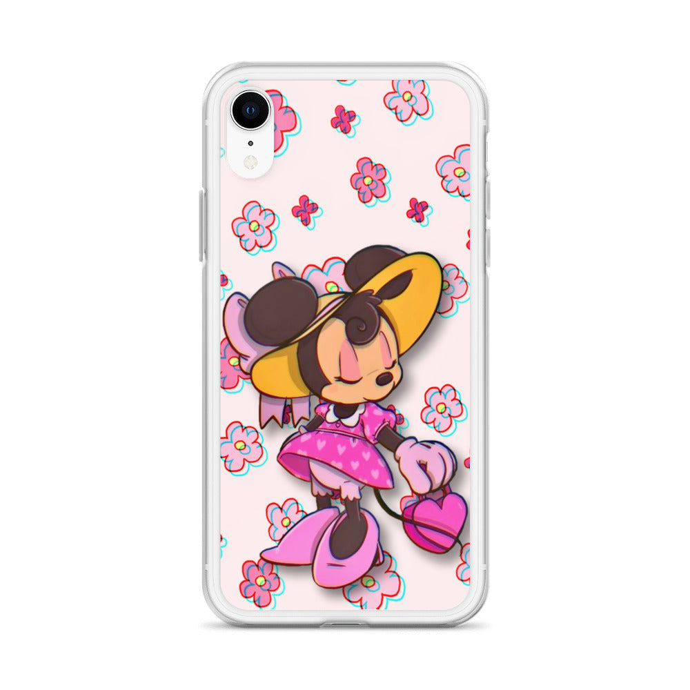 Designer Minnie-Mouse iPhone® Clear Case | Available for most iPhone® models | Wireless Charging Compatible