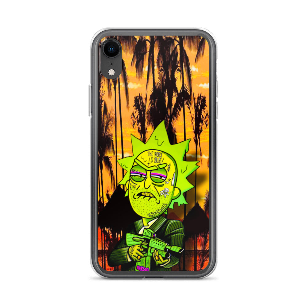 Designer Rick and Morty iPhone® Clear Case | Available for most iPhone® models | Wireless Charging Compatible