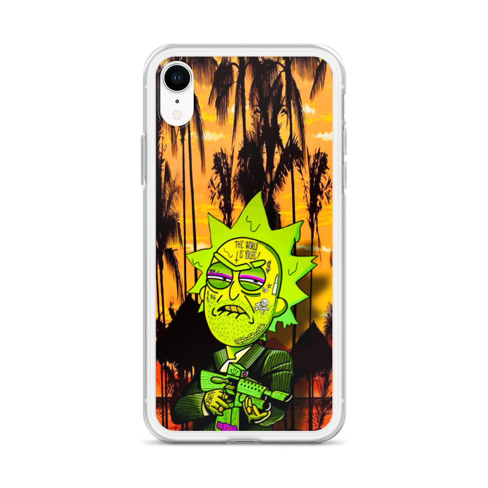 Designer Rick and Morty iPhone® Clear Case | Available for most iPhone® models | Wireless Charging Compatible