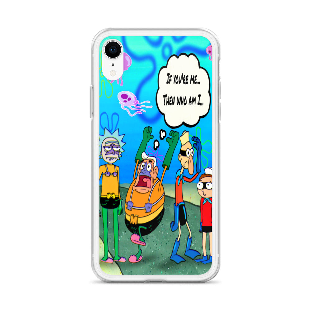 Designer Rick and Morty iPhone® Clear Case | Available for most iPhone® models | Wireless Charging Compatible