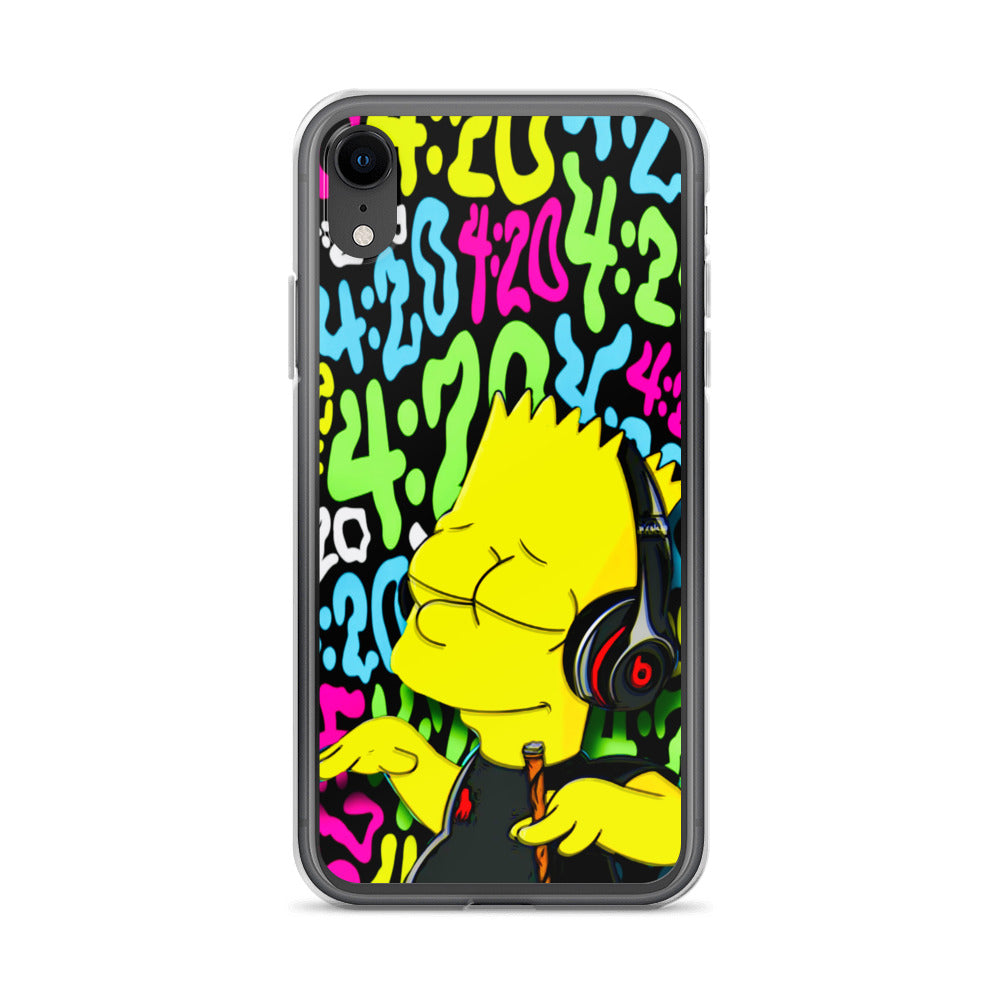 Designer The Simpsons iPhone® Clear Case | Available for most iPhone® models | Wireless Charging Compatible