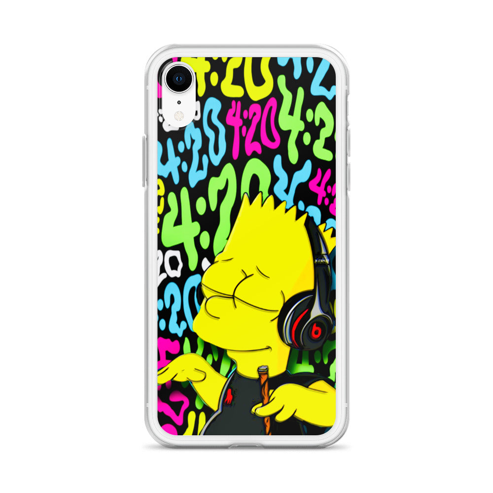 Designer The Simpsons iPhone® Clear Case | Available for most iPhone® models | Wireless Charging Compatible