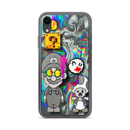 Designer Super-Mario and Toad iPhone® Clear Case | Available for most iPhone® models | Wireless Ch