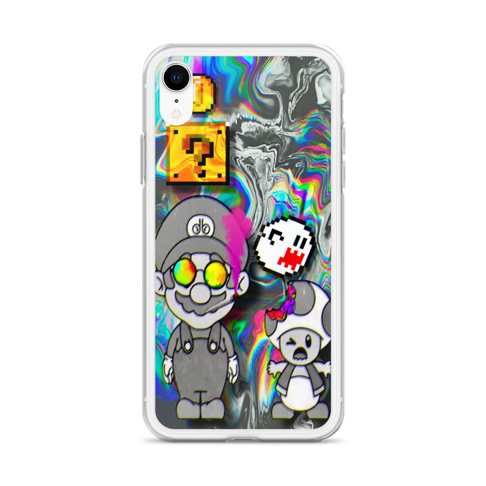 Designer Super-Mario and Toad iPhone® Clear Case | Available for most iPhone® models | Wireless Ch