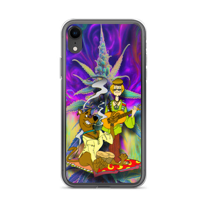 Designer Scooby-Doo and Shaggy iPhone® Clear Case | Available for most iPhone® models | Wireless Charging Compatible