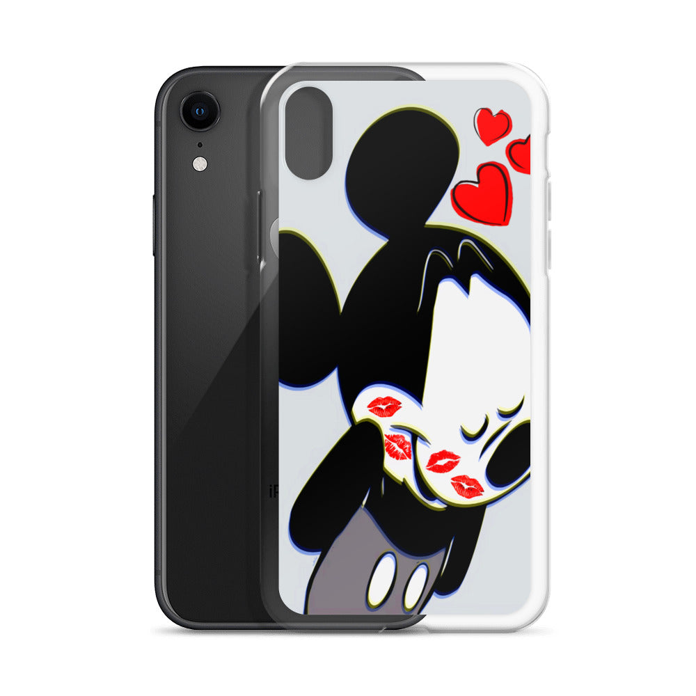 Designer Mickey-Mouse iPhone® Clear Case | Available for most iPhone® models | Wireless Charging Compatible