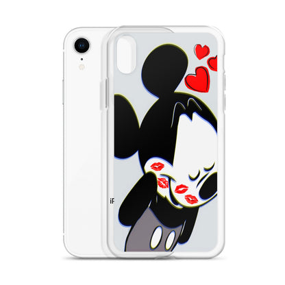 Designer Mickey-Mouse iPhone® Clear Case | Available for most iPhone® models | Wireless Charging Compatible