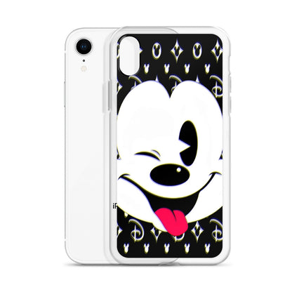 Designer Mickey-Mouse iPhone® Clear Case | Available for most iPhone® models | Wireless Charging Compatible