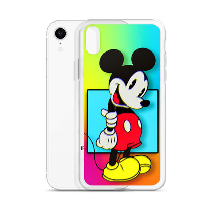 Designer Mickey-Mouse iPhone® Clear Case | Available for most iPhone® models | Wireless Charging Compatible