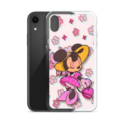 Designer Minnie-Mouse iPhone® Clear Case | Available for most iPhone® models | Wireless Charging Compatible