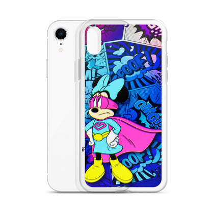 Designer Minnie-Mouse iPhone® Clear Case | Available for most iPhone® models | Wireless Charging Compatible