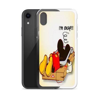 Designer Mickey-Mouse iPhone® Clear Case | Available for most iPhone® models | Wireless Charging Compatible