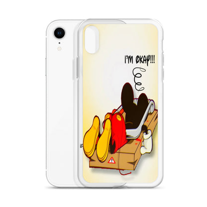 Designer Mickey-Mouse iPhone® Clear Case | Available for most iPhone® models | Wireless Charging Compatible