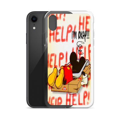 Designer Mickey-Mouse iPhone® Clear Case | Available for most iPhone® models | Wireless Charging Compatible