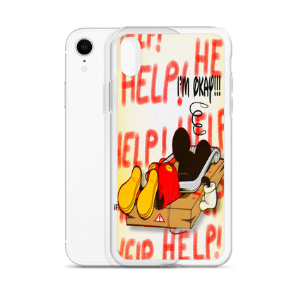 Designer Mickey-Mouse iPhone® Clear Case | Available for most iPhone® models | Wireless Charging Compatible