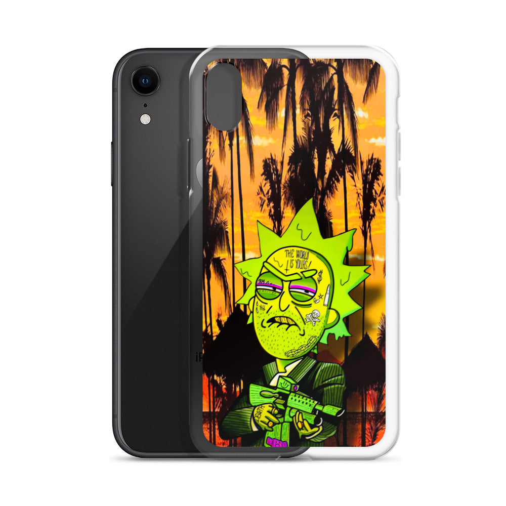 Designer Rick and Morty iPhone® Clear Case | Available for most iPhone® models | Wireless Charging Compatible