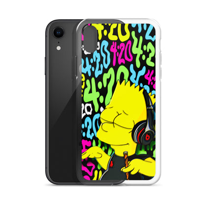 Designer The Simpsons iPhone® Clear Case | Available for most iPhone® models | Wireless Charging Compatible