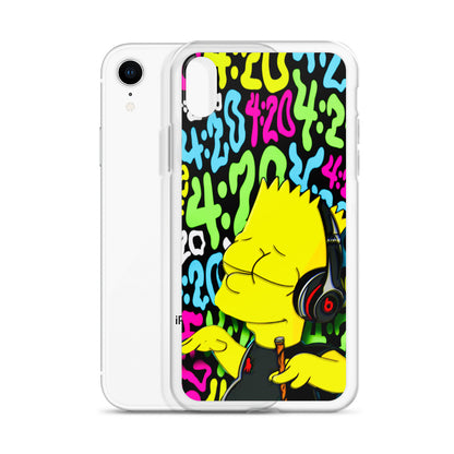 Designer The Simpsons iPhone® Clear Case | Available for most iPhone® models | Wireless Charging Compatible