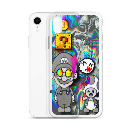 Designer Super-Mario and Toad iPhone® Clear Case | Available for most iPhone® models | Wireless Ch