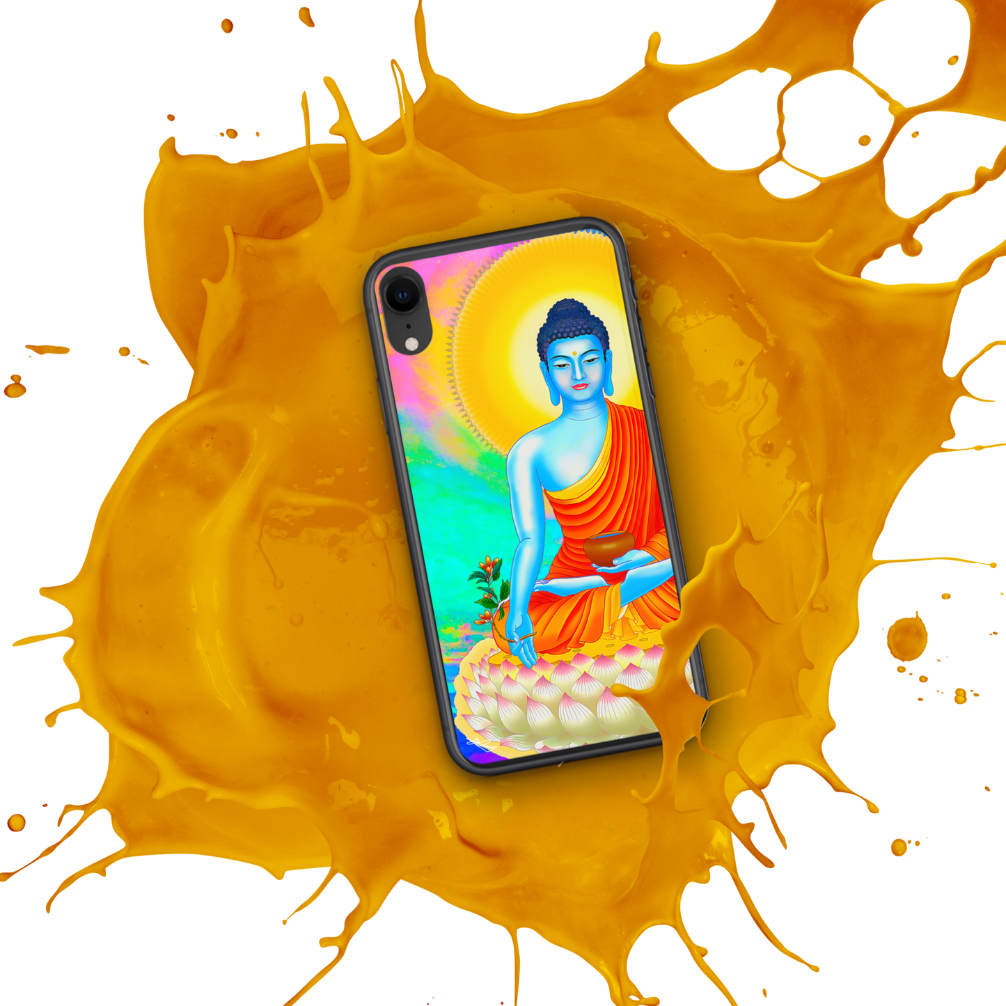 Buddha iPhone® Clear Case | Available for most iPhone® models | Wireless Charging Compatible