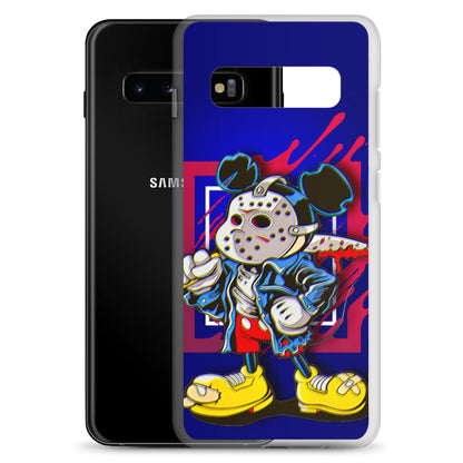 Designer Mickey-Mouse as Jason from Friday the 13th Samsung® Clear Case | Available for Most Samsung® Models