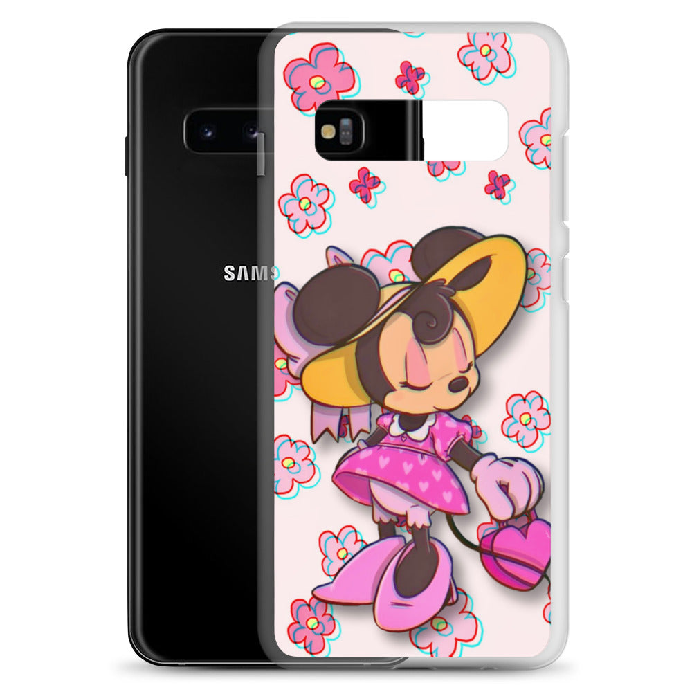 Designer Minnie-Mouse Samsung® Clear Case | Available for Most Samsung® Models | Glossy or Matte Print Options