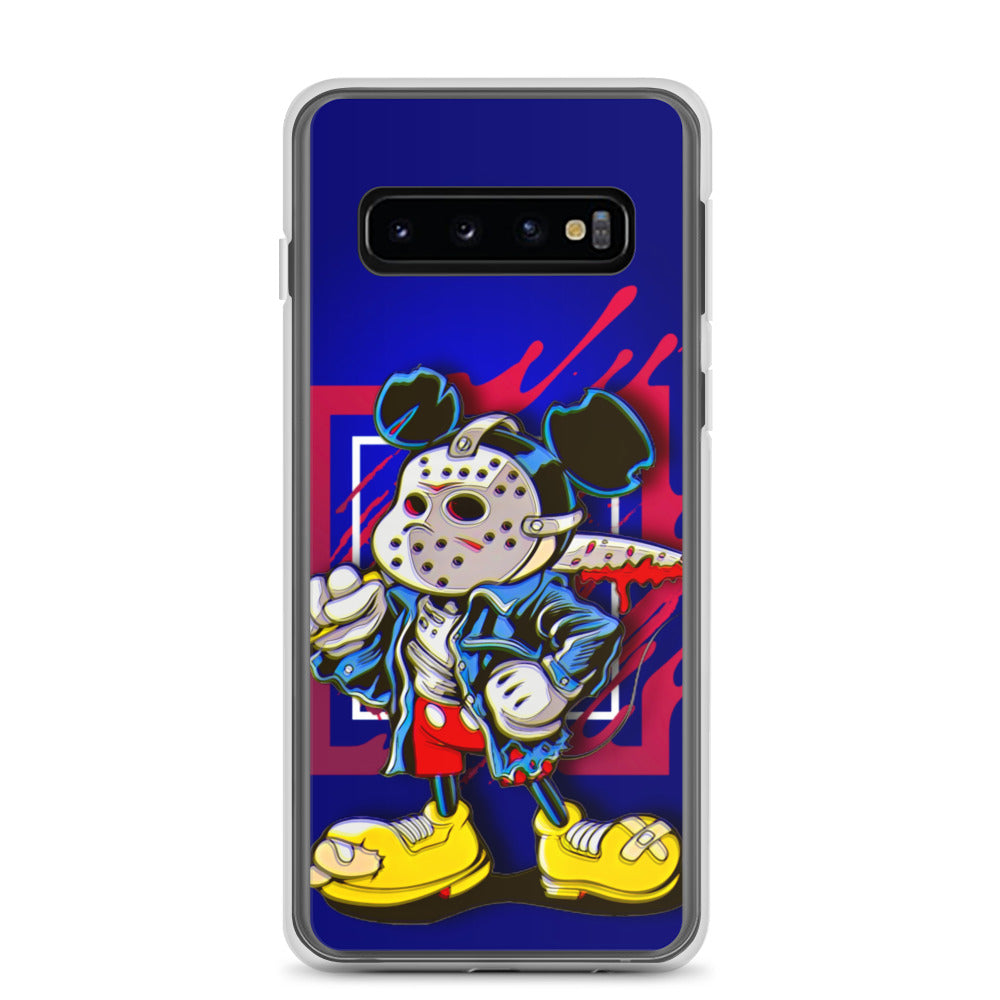 Designer Mickey-Mouse as Jason from Friday the 13th Samsung® Clear Case | Available for Most Samsung® Models