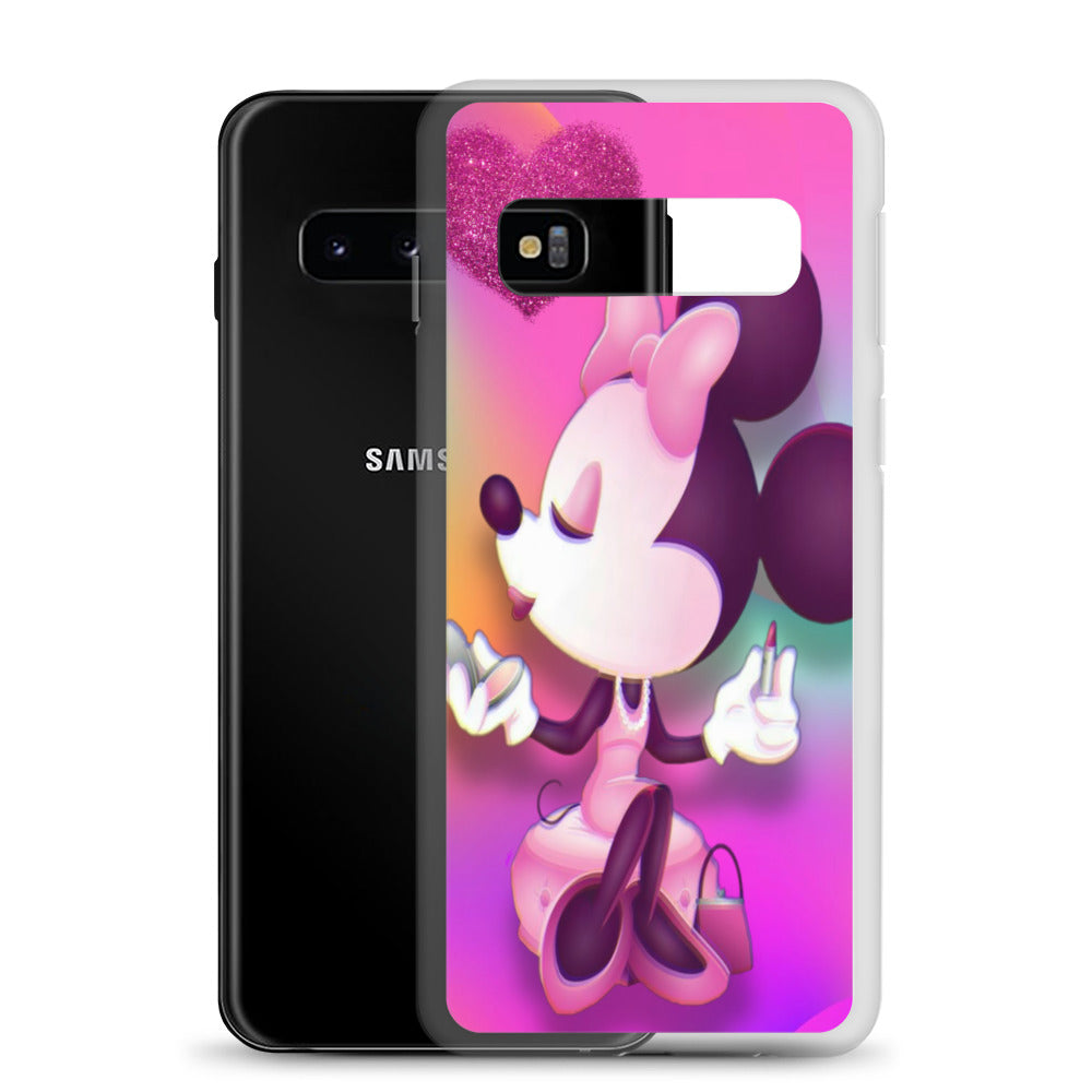 Designer Minnie-Mouse Samsung® Clear Case | Available for Most Samsung® Models