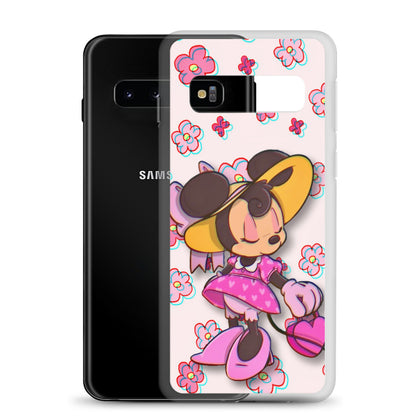 Designer Minnie-Mouse Samsung® Clear Case | Available for Most Samsung® Models | Glossy or Matte Print Options