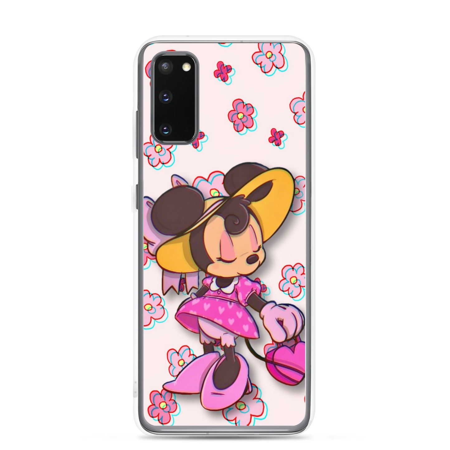 Designer Minnie-Mouse Samsung® Clear Case | Available for Most Samsung® Models | Glossy or Matte Print Options