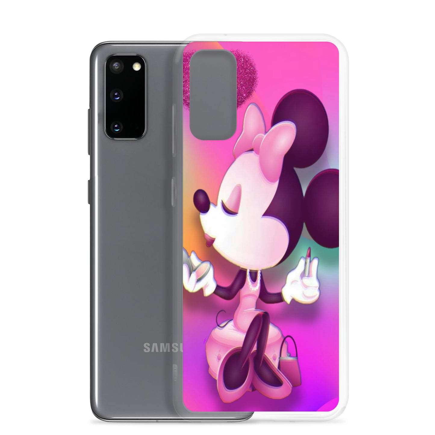 Designer Minnie-Mouse Samsung® Clear Case | Available for Most Samsung® Models