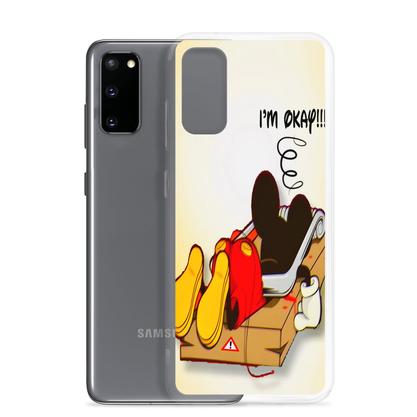 Designer Mickey-Mouse Samsung® Clear Case | Available for Most Samsung® Models