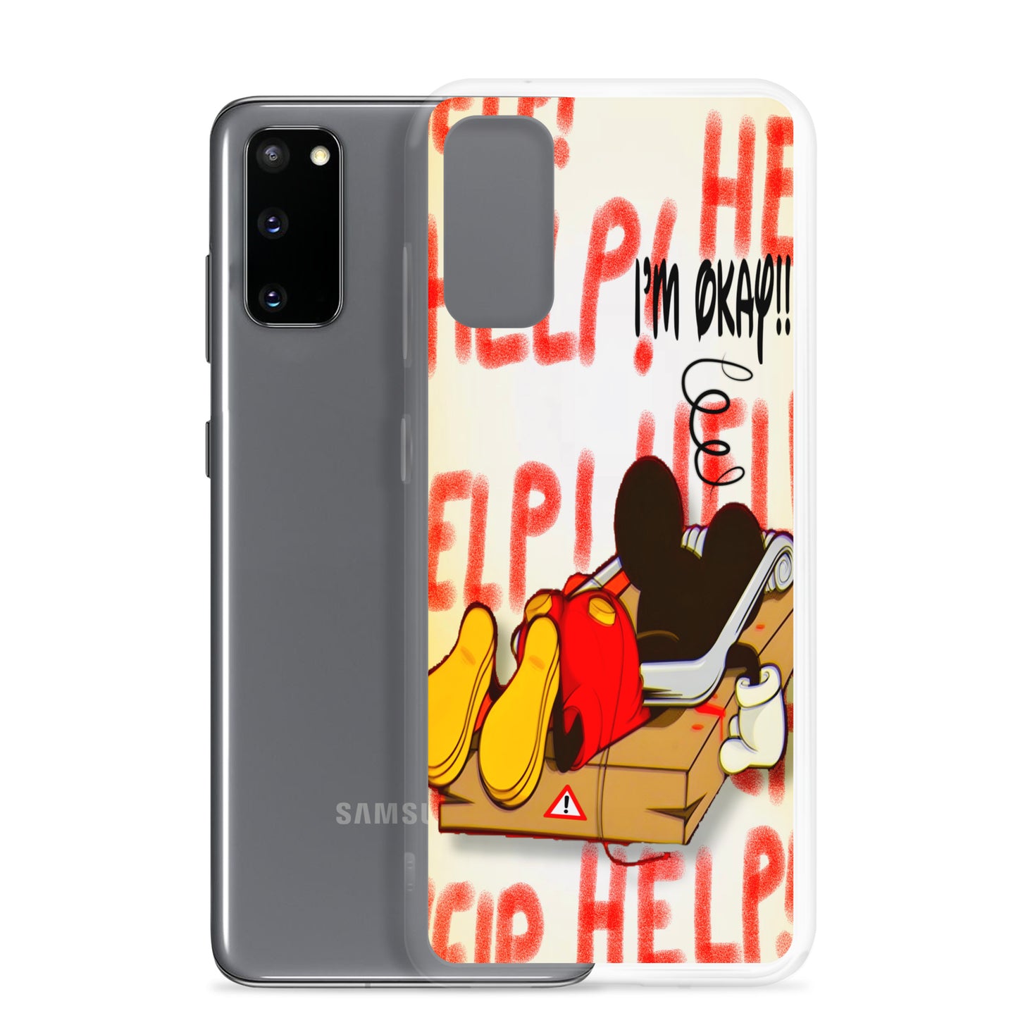 Designer Mickey-Mouse Samsung® Clear Case | Available for Most Samsung® Models