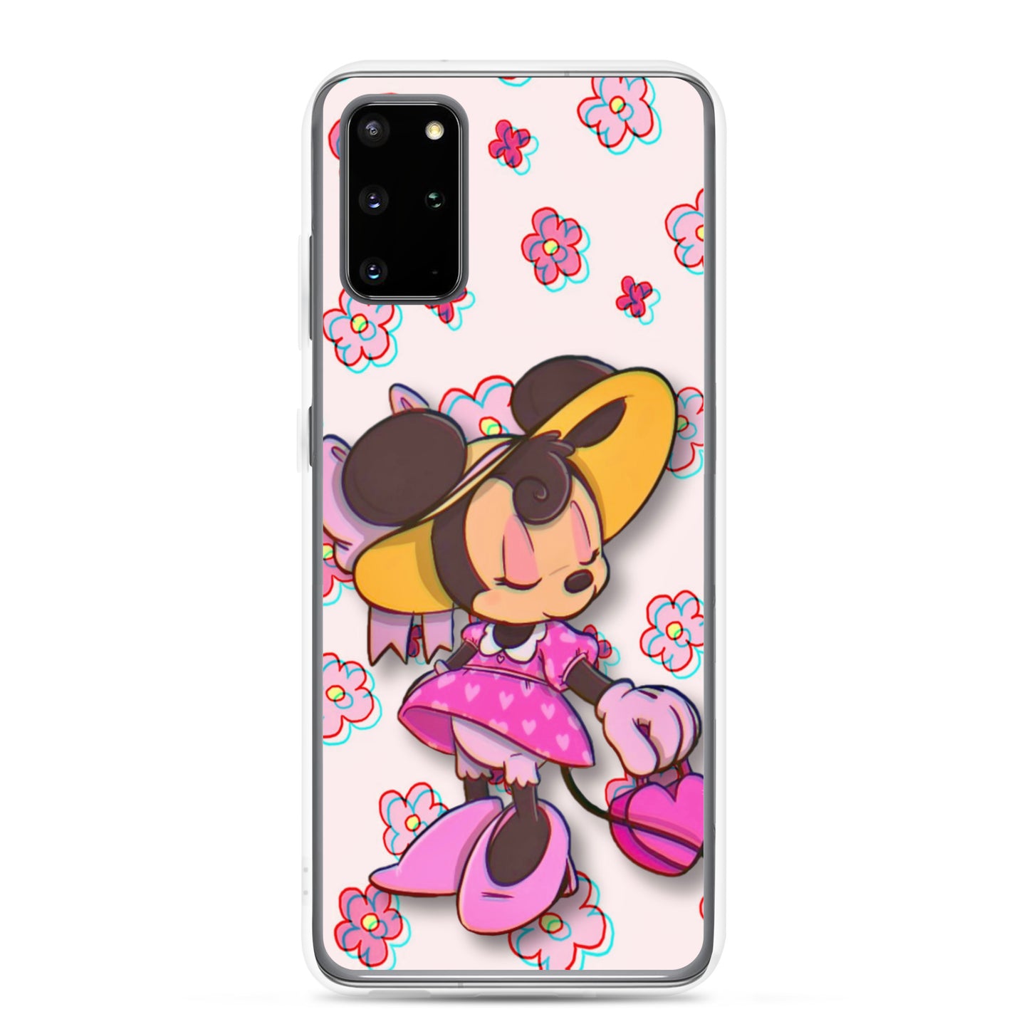 Designer Minnie-Mouse Samsung® Clear Case | Available for Most Samsung® Models | Glossy or Matte Print Options