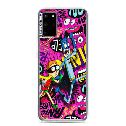 Designer Rick and Morty Samsung® Clear Case | Available for Most Samsung® Models