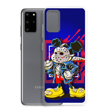 Designer Mickey-Mouse as Jason from Friday the 13th Samsung® Clear Case | Available for Most Samsung® Models