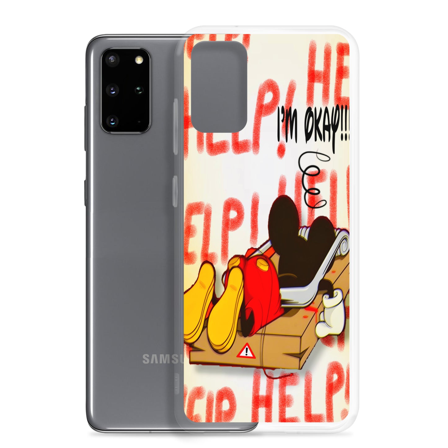 Designer Mickey-Mouse Samsung® Clear Case | Available for Most Samsung® Models