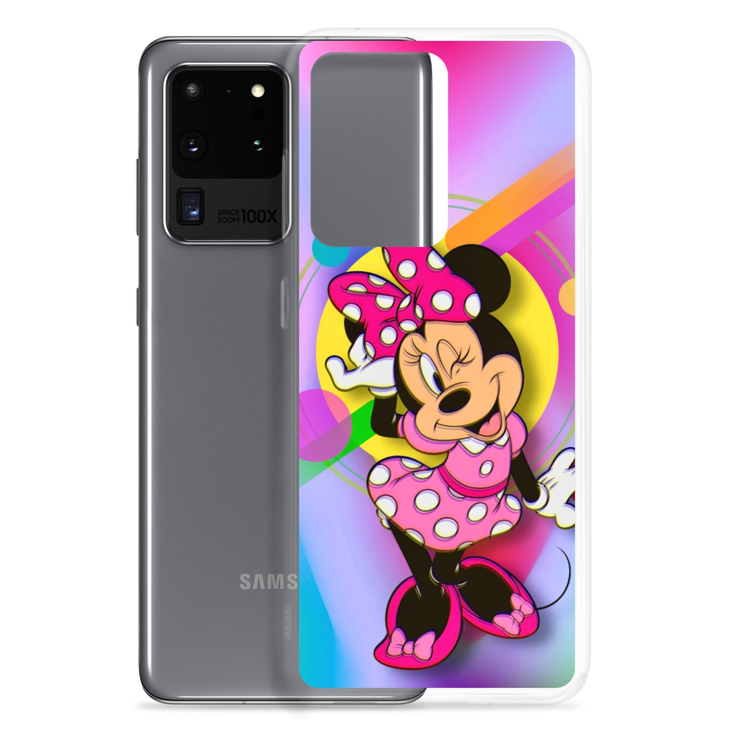 Designer Minnie-Mouse Samsung® Clear Case | Available for Most Samsung® Models