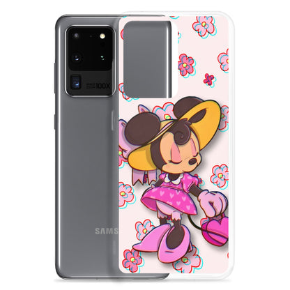 Designer Minnie-Mouse Samsung® Clear Case | Available for Most Samsung® Models | Glossy or Matte Print Options